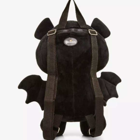 Skelanimals Orange & Black Diego Plush Backpack NWT